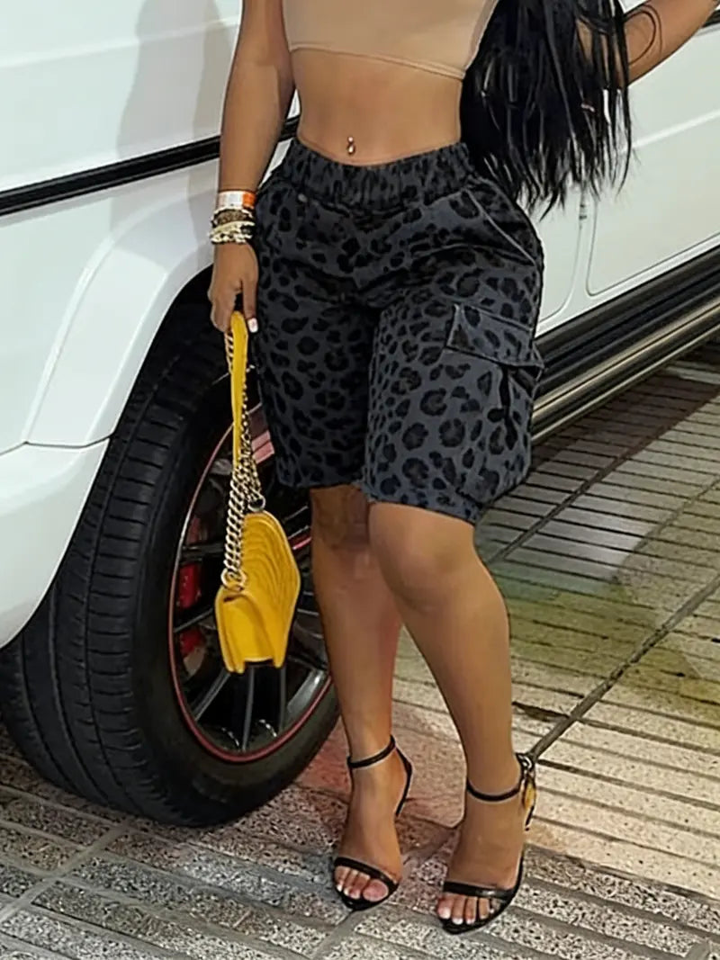 Short Imprimé Camouflage – Short d'Été Décontracté Coupe Ample