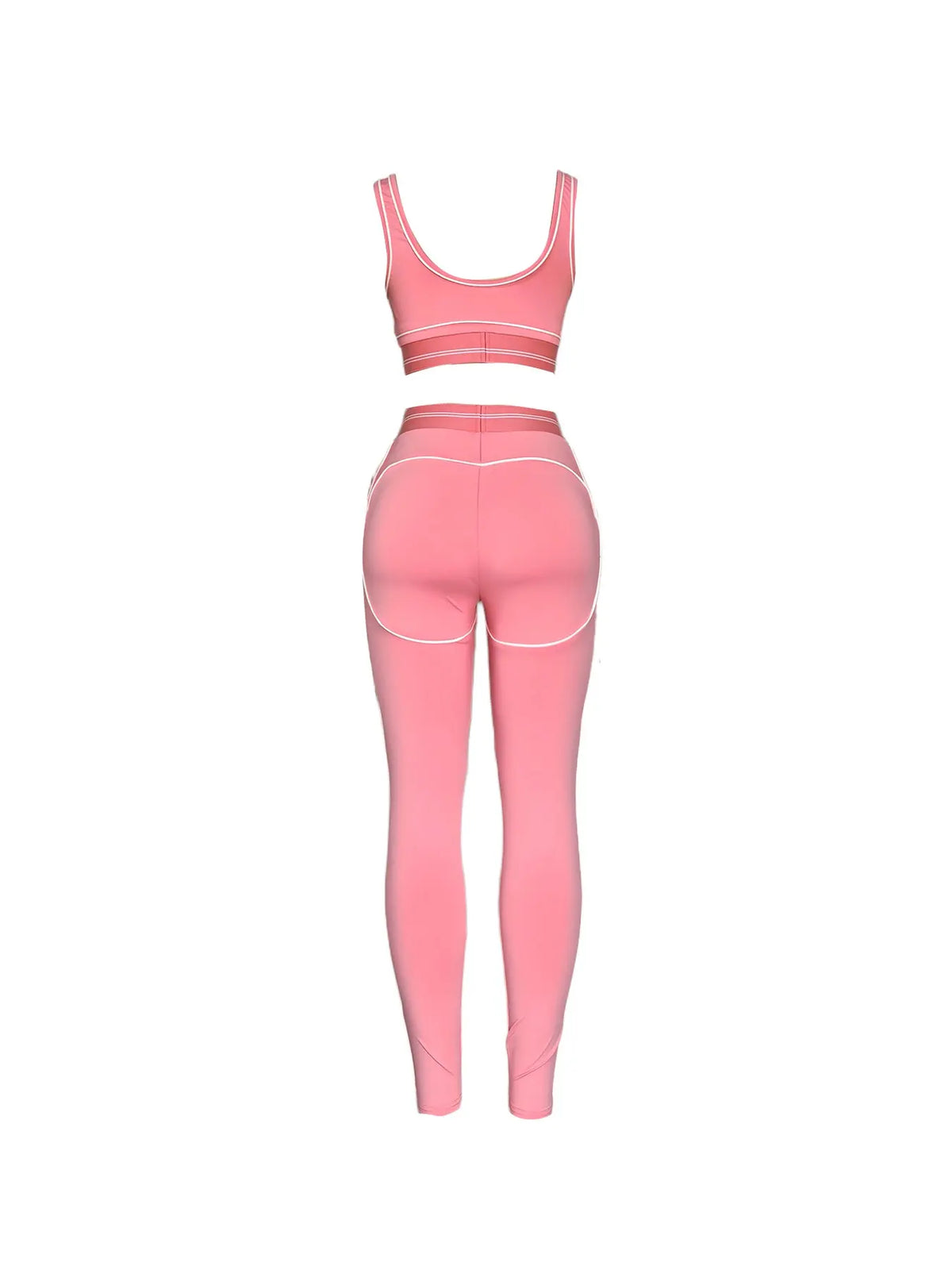 Ensemble Débardeur Sport & Pantalon Long – Tenue de Sport Ajustée