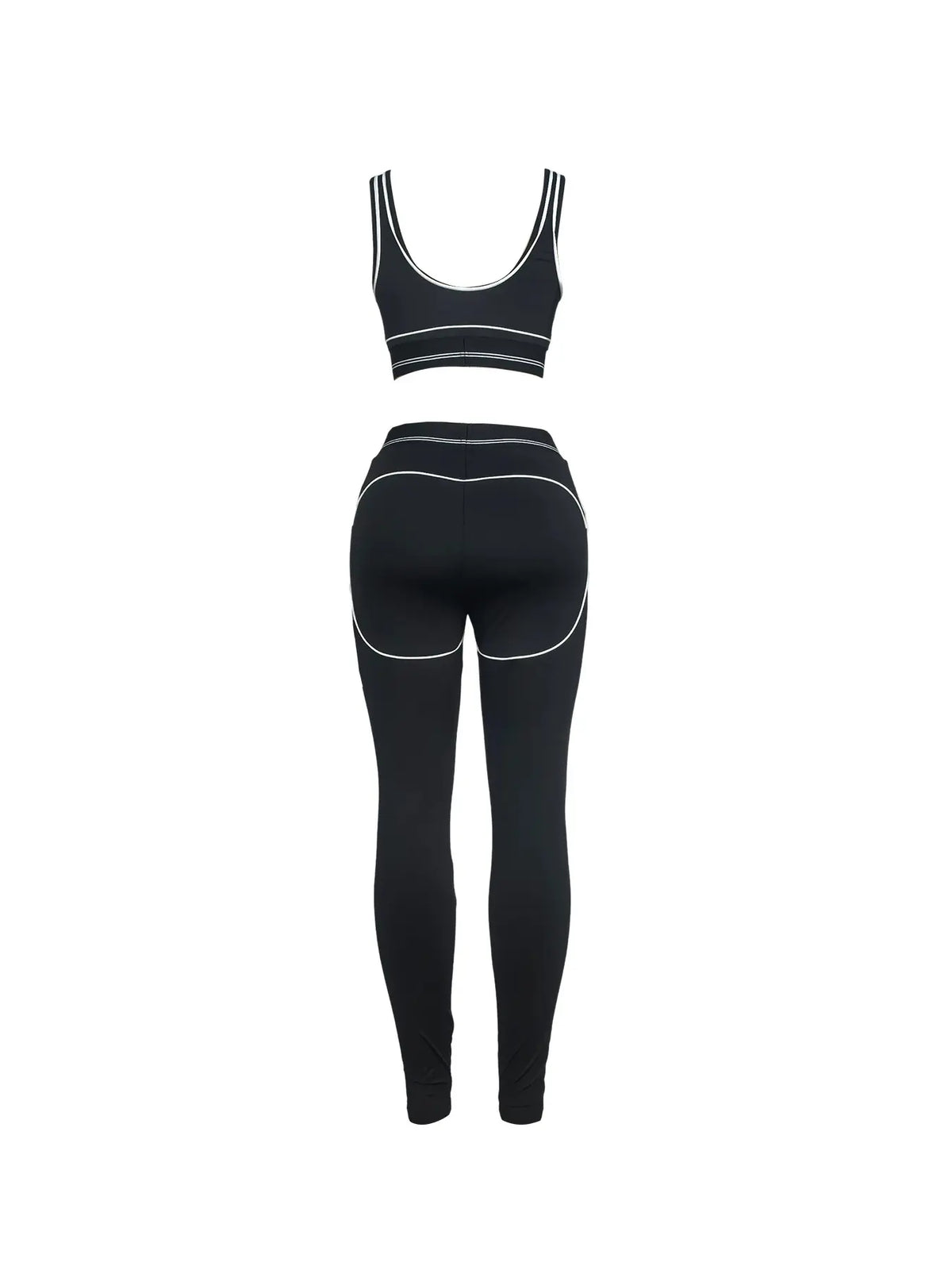 Ensemble Débardeur Sport & Pantalon Long – Tenue de Sport Ajustée