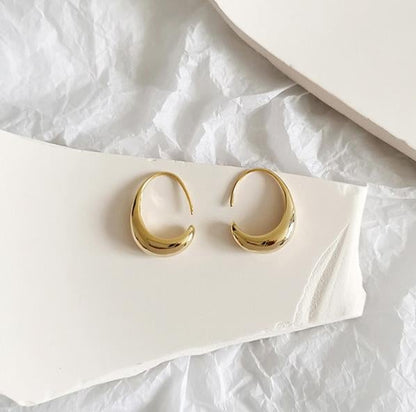 Boucles d’Oreilles Raffinées en Or