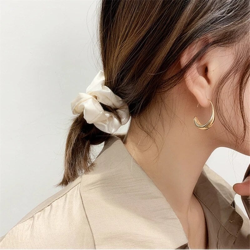 Boucles d’Oreilles Raffinées en Or